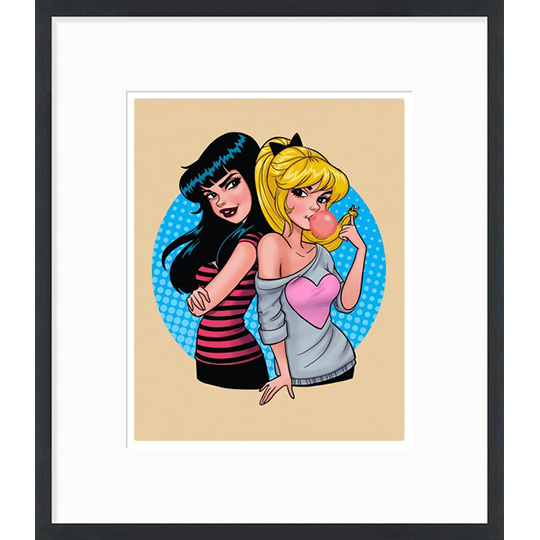Betty and Veronica Art Print