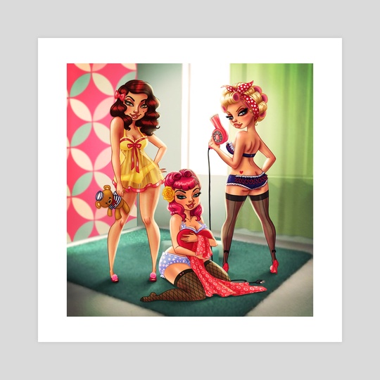 Sleep Over Pinup Girls